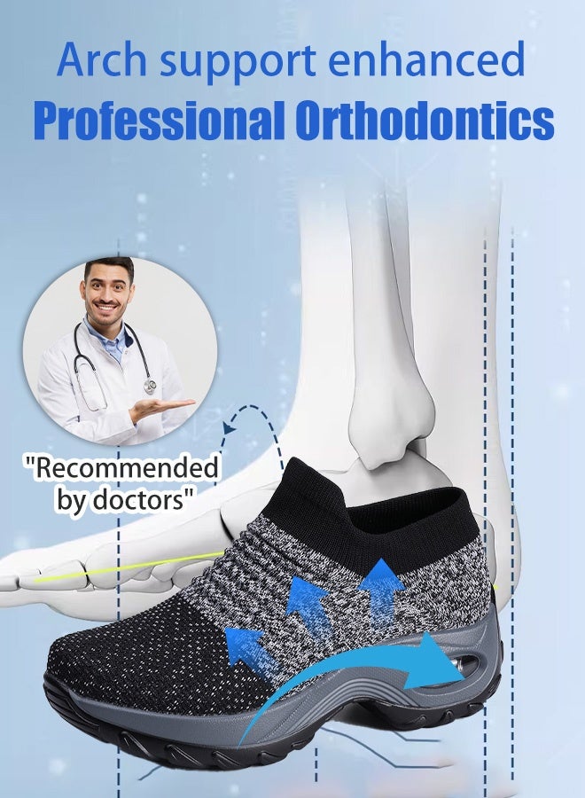 Sports shoes: anti-slip, soft sole, breathable mesh, shock-absorbing, casual sports shoes, ultra-lightweight, available in large sizes.  - Image 1