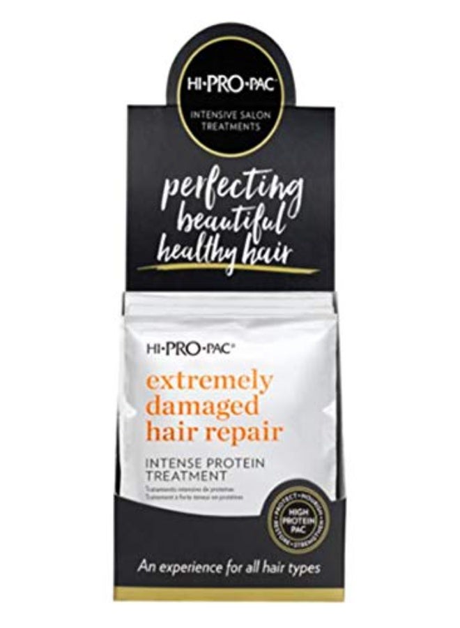 Hi-Pro-Pac Extremely Damaged Hair Intense Protein Treatment 12-Piece Display (Pack of 1)