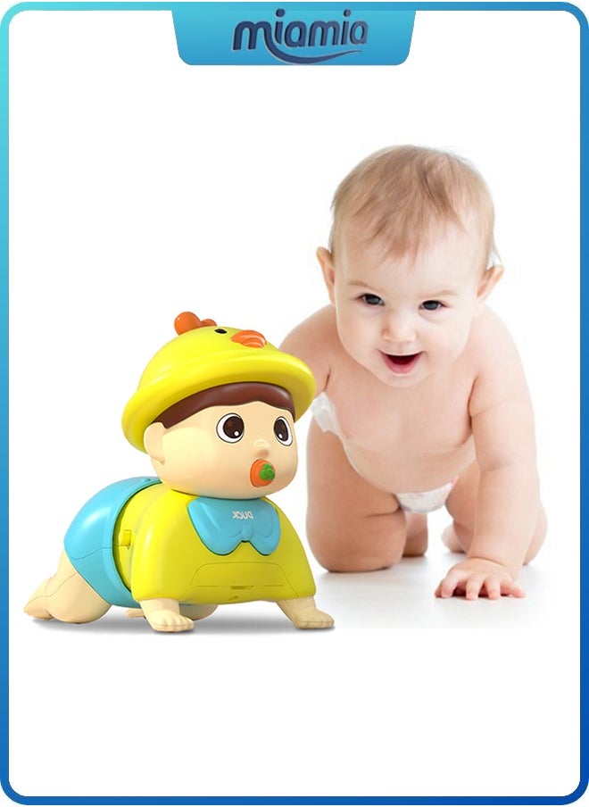 Miamia New Arrival Infants Electric Interactive Early Education Battery Operated Learn Crawling Toys Baby Crawling Doll Toys  - Image 1