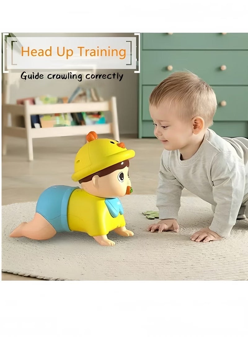 Miamia New Arrival Infants Electric Interactive Early Education Battery Operated Learn Crawling Toys Baby Crawling Doll Toys - Image 2