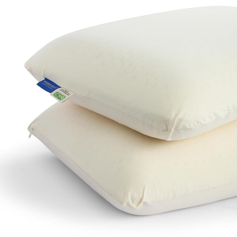 Bounce Rest Bounce Rest Natural Latex Organic Pillow Designed for Side and Back Sleepers who Need Extra Height and Neck Support with GOLSfor Latex and GOTSfor Cotton Cover Certified Model Sofia - Image 2