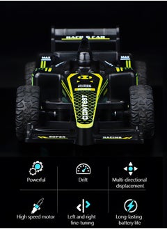 GROIC F1 Remote Control Car, Electric RC Car, Rechargeable Remote Control Stunt Car Toys, Children's Simulation Electric Racing Four-wheel Drive Racing  - Image 2
