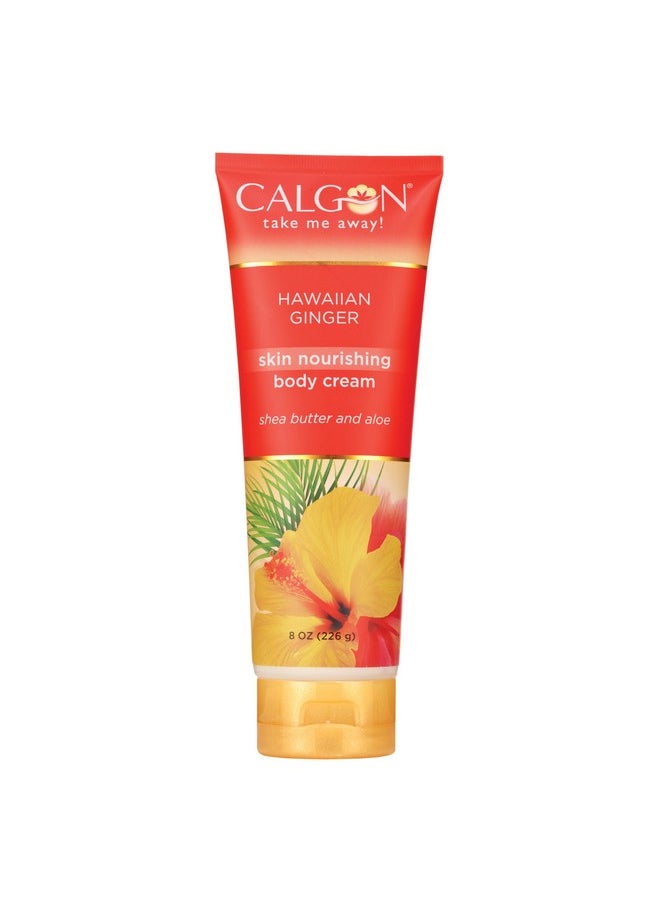 BODY FANTASIES - Calgon Skin Nourishing Body Cream, Hawaiian Ginger Skin, 8 Oz - Image 1