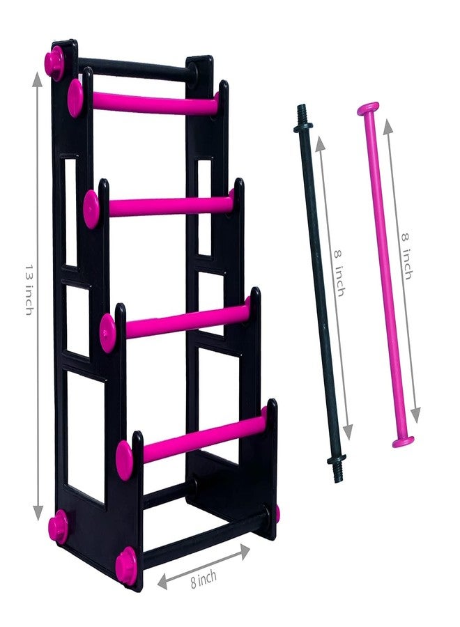 RSV Plastic Earring Organizer & Bangle Organizer for Women, Black - Image 4