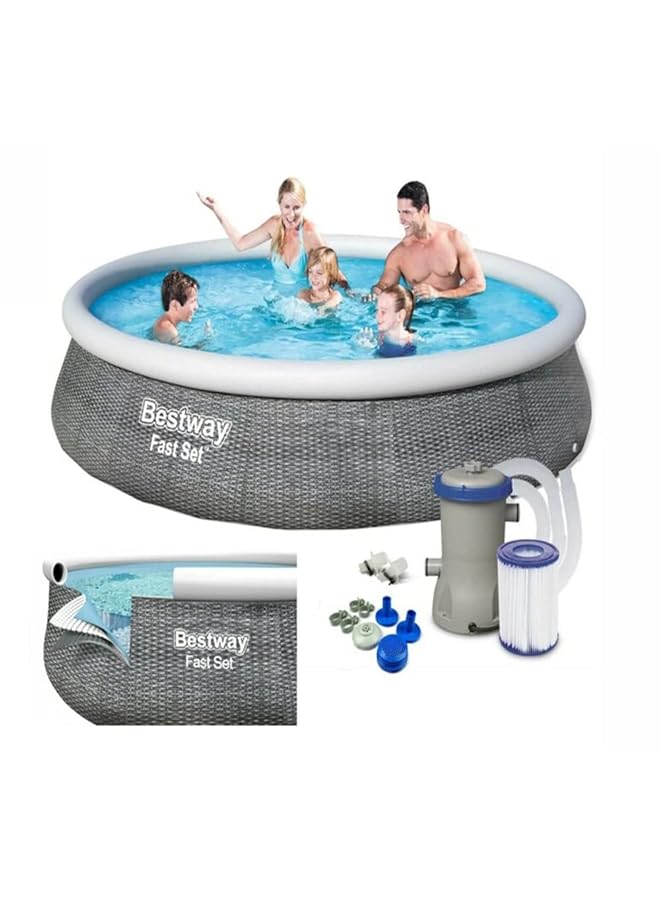 بست واي مجموعة حمام السباحة السريع 396 × 84 سم - Image 3