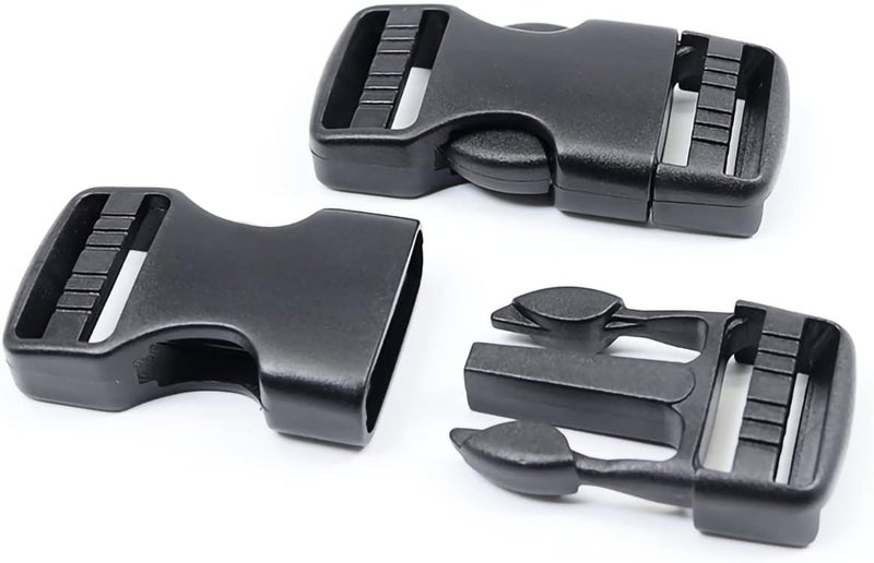 Baitoo Quick Side Release Buckle, Heavy Duty Plastic Snap Buckle Clip Clasp Fasteners for Backpack Strap - Image 1