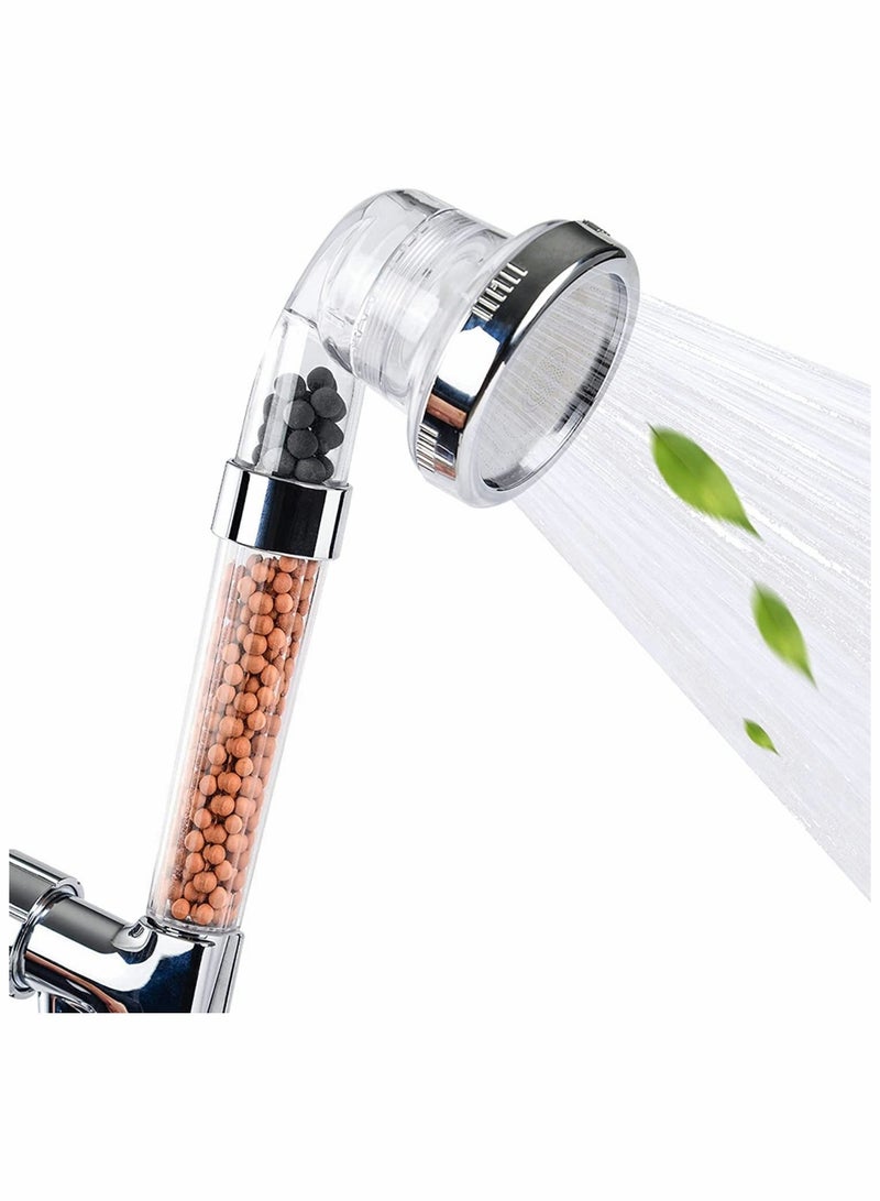 Excefore Shower Head Filter, Water Saving Filtration High Pressure for Low Pressure Increaser Shower, Handheld Shower Heads for Hard Water, 3 Spray Modes Adjustable  - Image 1