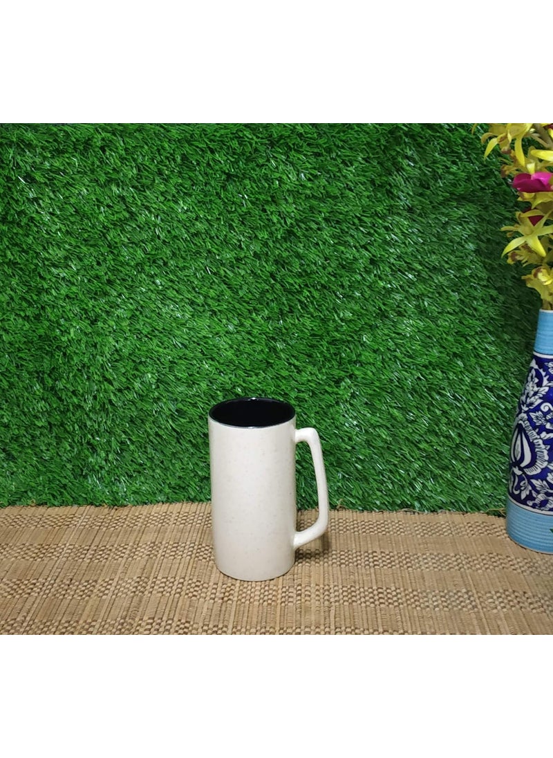 Caffeine Caffeine Ceramic Handmade White Matte Breakfast Set (Set of 3)  - Image 3