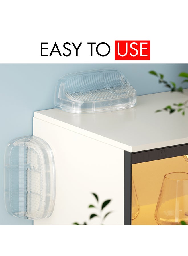 Nurtur Safety - Furniture Anti-tip Wall Holder - Pack of 2 - Transparent - Image 4