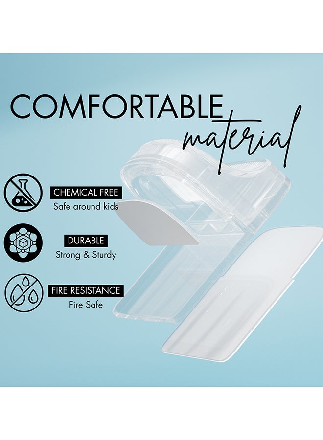 Nurtur Safety - Furniture Anti-tip Wall Holder - Pack of 2 - Transparent - Image 3