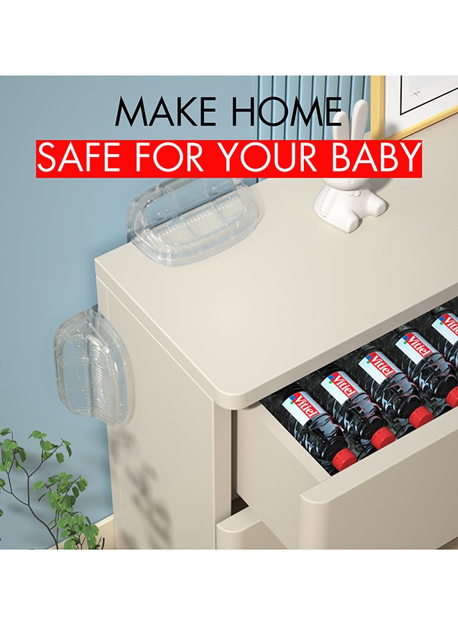 Nurtur Safety - Furniture Anti-tip Wall Holder - Pack of 2 - Transparent - Image 2