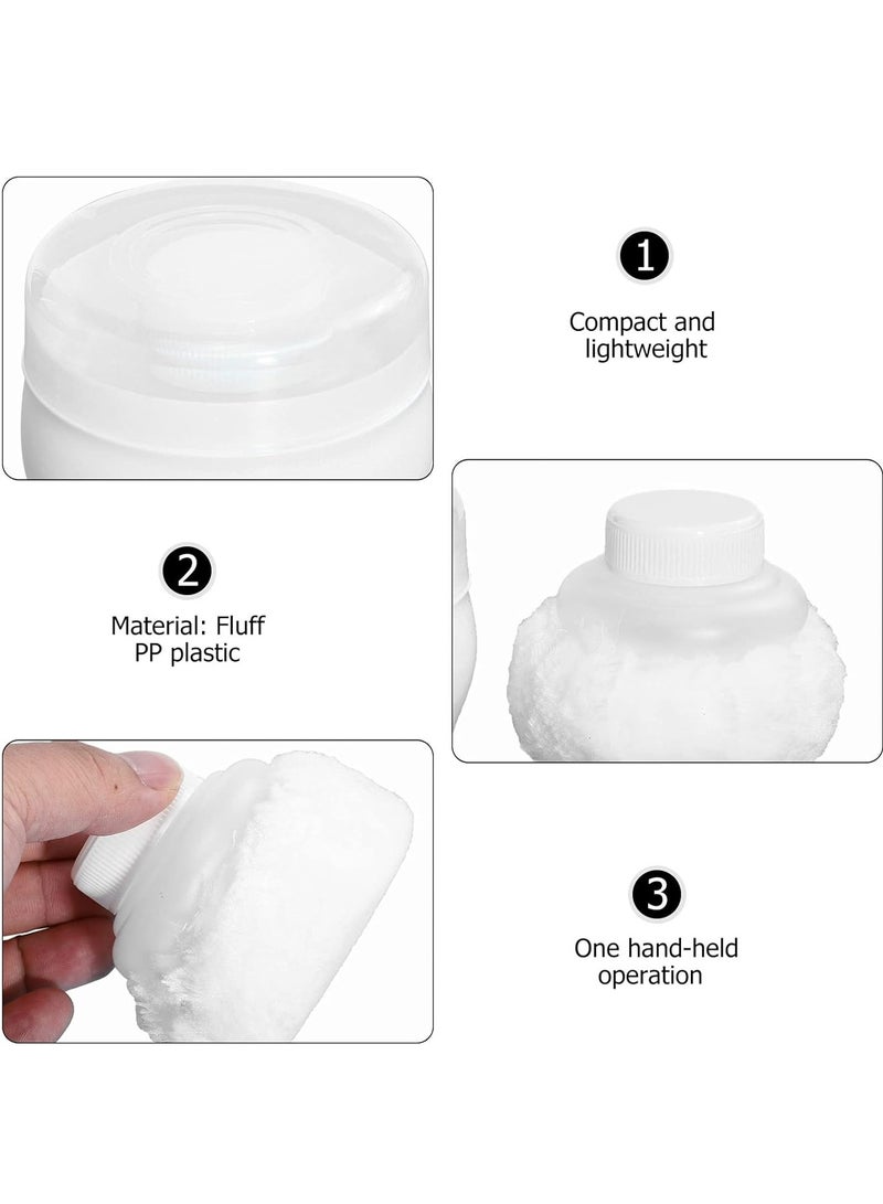 Oasisgalore 2 Sets Soft Powder Puff with Case – Face and Body Powder Container for Newborns (White).  - Image 5