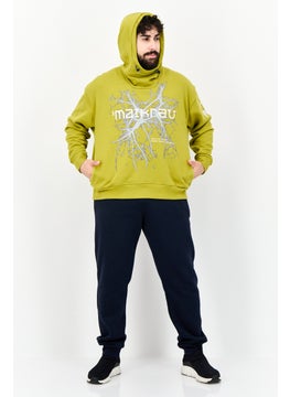Adidas Men Sportswear Fit Long Sleeve Outdoor Hoodies, Olive  - Image 4