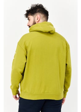 Adidas Men Sportswear Fit Long Sleeve Outdoor Hoodies, Olive  - Image 3
