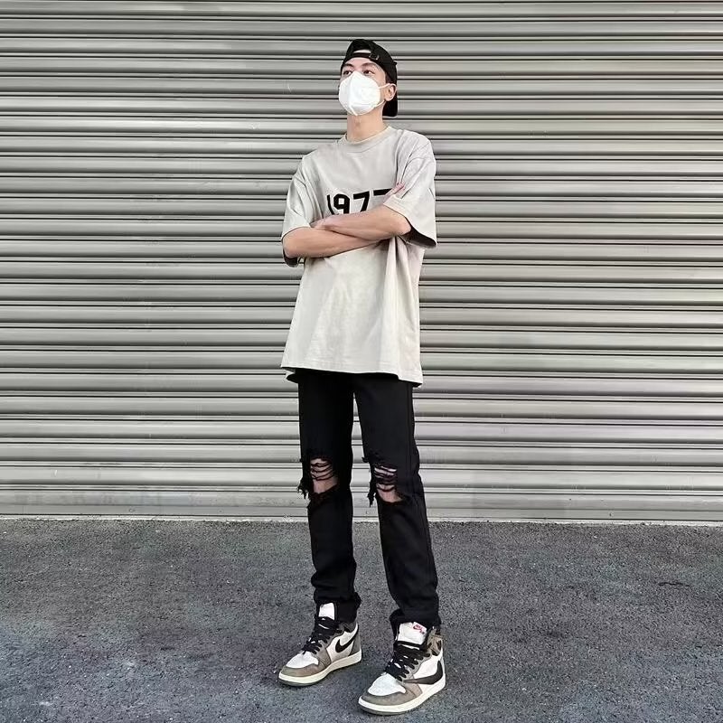 Unisex Casual Daily Denim Jeans - Image 4