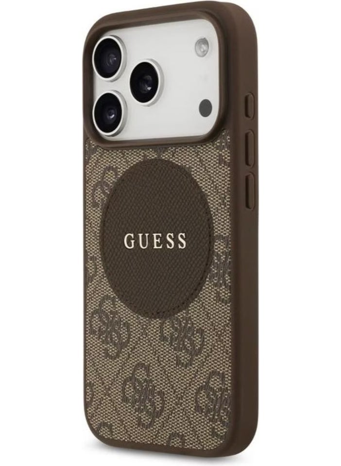 GUESS Guess - 4G Circle Classic Logo MagSafe (GUHMP17XP4PGRSGW) - iPhone 17 Pro Max - Brown - Image 4