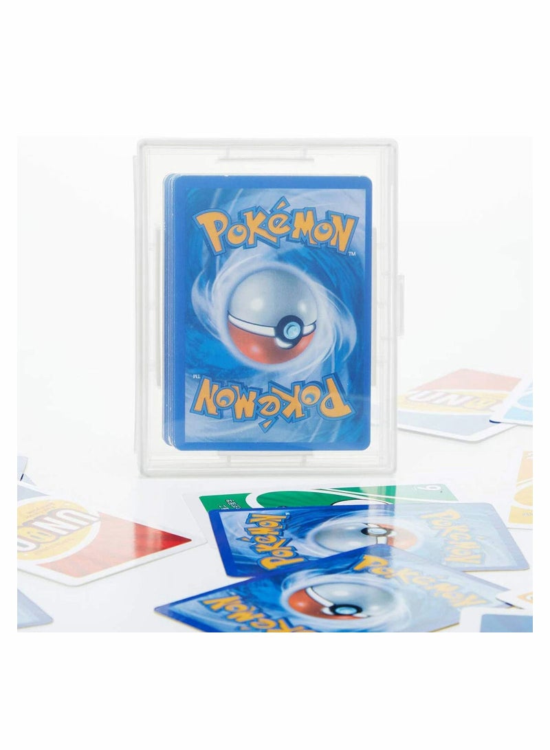 SYOSI Playing Card Deck Cases 6PCs Plastic Empty Boxes Holder Organizer Clear Case with Snap Closed for Gameing  - Image 3