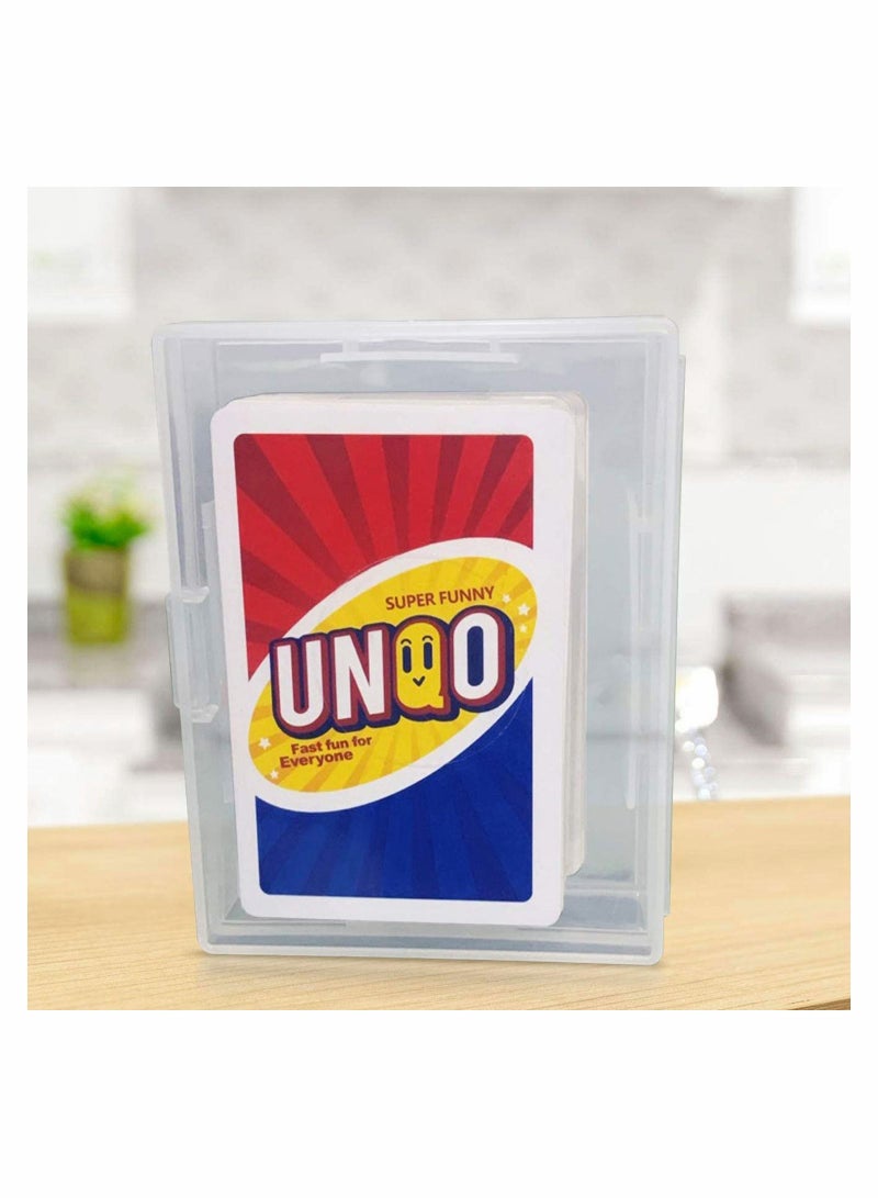 SYOSI Playing Card Deck Cases 6PCs Plastic Empty Boxes Holder Organizer Clear Case with Snap Closed for Gameing  - Image 2