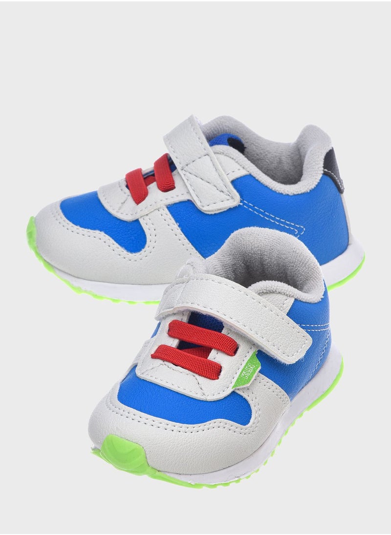 Klin - Kids Velcro Low Top Sneakers - Image 1