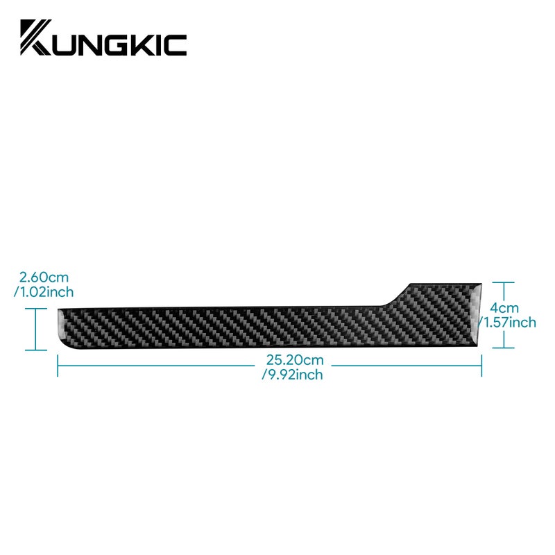 Real Soft Carbon Fiber Sticker for Subaru WRX/WRX STI 2022-2024 Driver Side Air Outlet Interior Trim (RHD/LHD) - Image 5