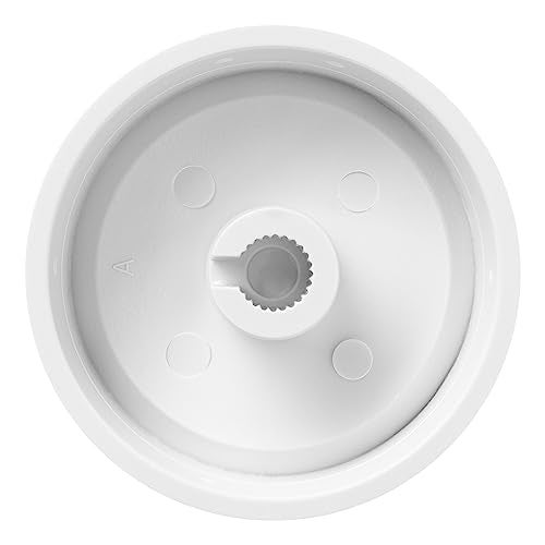 Lutron Rotary Dimmer Replacement Knob, RK-WH, White, 1 Count (Pack of 1) - Image 3