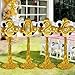 Zesua 2026 Graduation Decorations Set Of 4 Standing Balloon Topiaries Balloon Stand Kit Party Centerpieces Decor With Golden Rain Curtains Class Of 2026 Decorations For Kindergarten High School College - Image 2