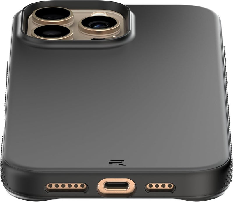 Rebel Air Case for iPhone 16 Pro Max [Air² Series] Strong MagSafe Compatible, Grippy Sides, Slim & Lightweight TPU Cover, Protective Corners, Raised Lens Ring, 6.9 Inch Phone 2024 (Black) - Image 4