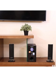 Olsenmark High Power 2.1 Professional Speaker Multimedia Speaker System With Subwoofer Usb Sd Fm Bt Â€“ Led Display Speakers For Computers Laptop Tv Tablet Music Player Â€“ Remote Controller  - Image 4