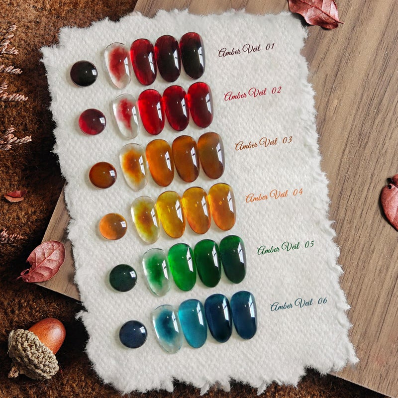 Born Pretty Green Gel Nail Polish Spring Summer Jelly Transparent, Cat Magnetic Eye,Shimmer Glitter Holographic St. Patrick's Day Green Gel Polish Kit for Salon Manicure and Nail Art DIY at Home - Image 2