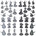 Path Gaming 40 Fantasy Tabletop Miniatures for Dungeons and Dragons  28MM Scaled 10 Unique Designs Bulk Unpainted - Image 2