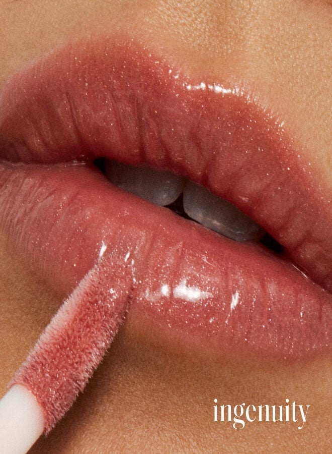 bareMinerals Mineralist Lip Gloss-Balm – Ingenuity | Hydrating Sheer Lip Gloss-Balm with Cold-Pressed Fruit Oils, Vegan Non-Sticky High-Shine Lip Gloss – 4 ml - Image 3