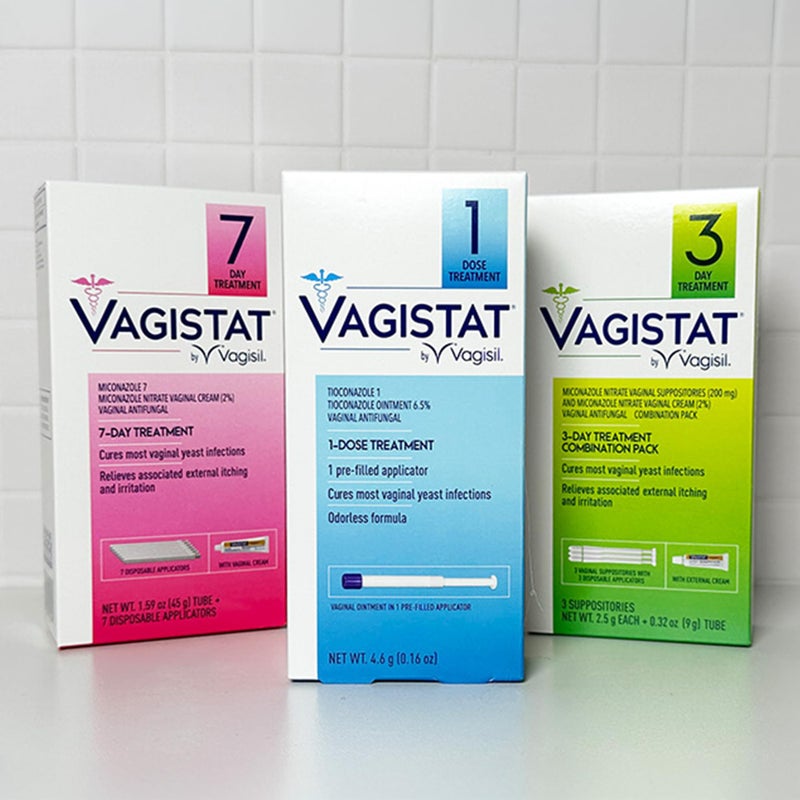 Vagisil فاجيسيل فاجيستات علاج عدوى الخميرة بجرعة واحدة لمدة يوم واحد للنساء، مرهم مضاد للفطريات يساعد في تخفيف الحكة والتهيج الخارجي، 1 جهاز تطبيق مهبلي مسبق التعبئة بدون لمس (عبوة من 1) - Image 4