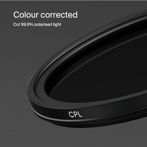 Urth 55mm Circular Polarizing (CPL) Lens Filter (Plus+) - 20-Layer Nano-Coated, Slim Design for Camera Lens Polarization - Image 4