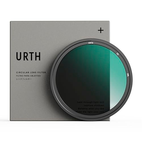 Urth 55mm Circular Polarizing (CPL) Lens Filter (Plus+) - 20-Layer Nano-Coated, Slim Design for Camera Lens Polarization - Image 1