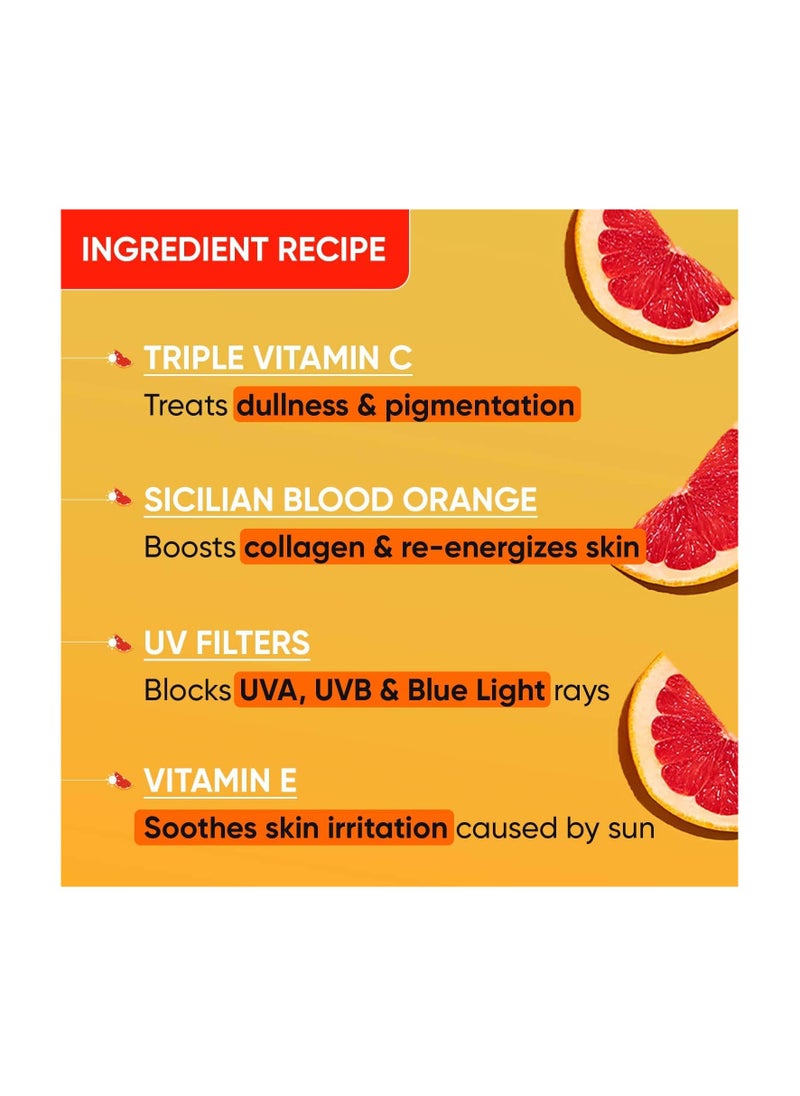 Dot & Key Dot & Key Sunscreen SPF 50 PA+++ with Vitamin C + E | for Even Toned & Glowing Skin | No White Cast, WaterLight I UVA/B & Blue Light Protection I for Women & Men | 50gm  - Image 5
