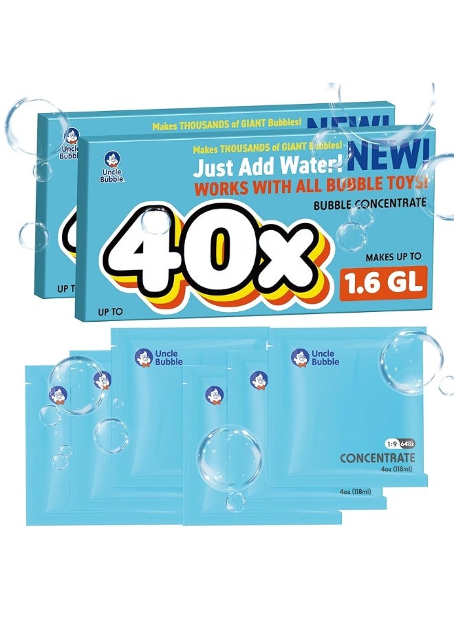 Uncle Bubble Concentrated Bubble Solution (up to 12L/3.2 Gallons) Regular Bubbles for Bubble Machine, Bubble Gun, Bubble Wands, Bubblw Mower, Bubble Juice Refill. Make 6L/1.6 Gallons for Giant Bubble - Image 5