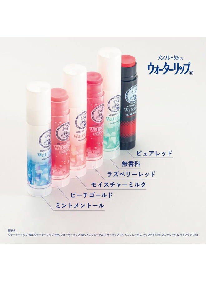 mentholatum lip Rohto Pharmaceutical Water Lip CC (Pure Red,4.5g) - Image 5