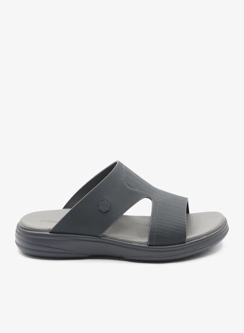 Geoomnii Navy Arabic Sandals for Men – Traditional & Comfortable Slip-On Footwear for Men | Best Price UAE