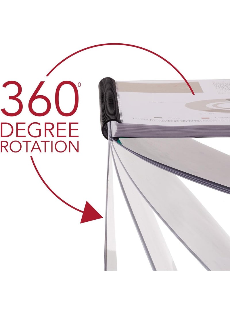 GBC Binding Spines / Spirals / Coils, 1/2" Diameter, 85 Sheet Capacity, ProClick, Black, 25 Pack (2515660) - Image 3