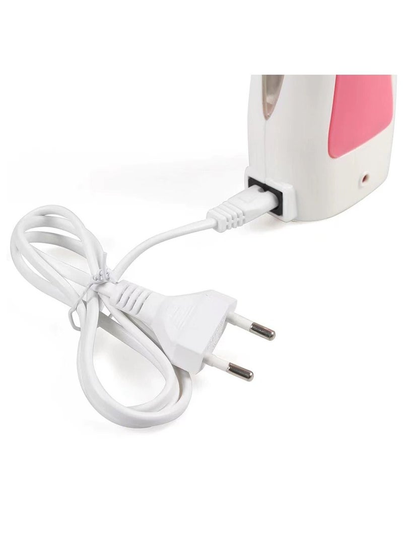 DubaiGallery Wax Way machine for hair removal Set Of 3 Pieces - Pink/White - Image 4