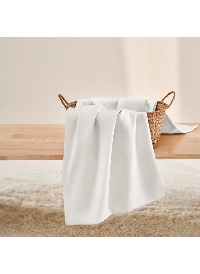 TILLYOU TILLYOU Cotton Collection Soft Toddler Pillowcases Set of 2, 14x20 - Fits Pillows Sized 12x16, 13x18 or 14x19, Machine Washable Travel Pillow Case Cover with Envelope Closure, White  - Image 3