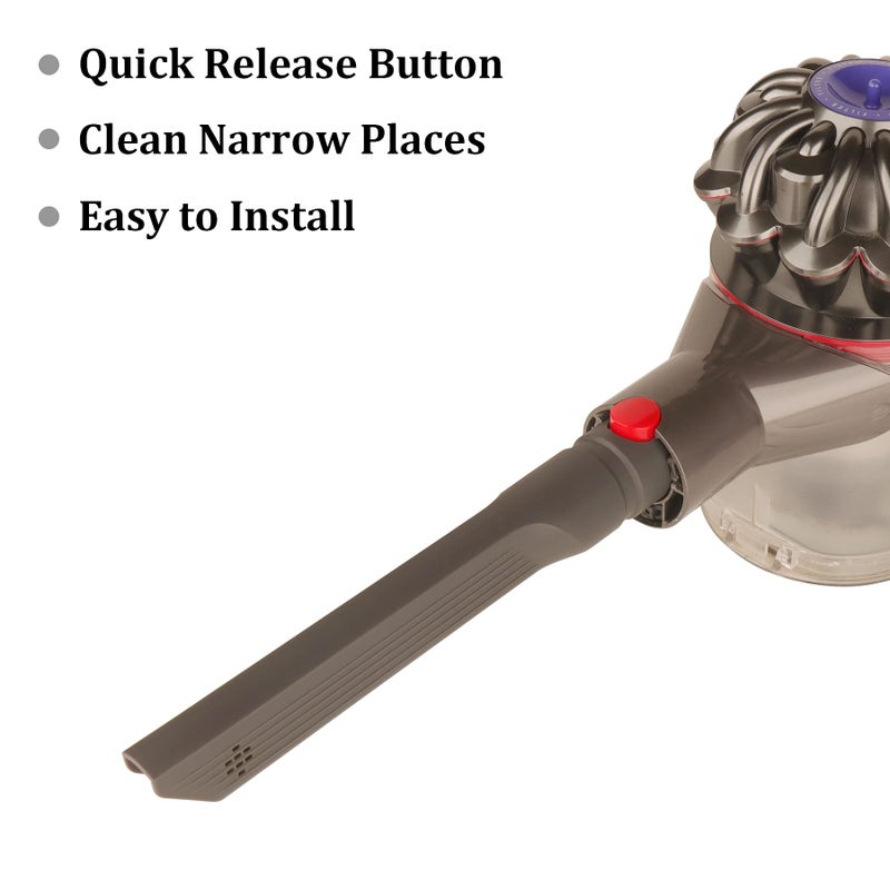 Weile Quick Release Crevice Tool Nozzle Brush Accessory Replacement for Dyson Gen5 G5 V15 V12 V11 V10 V8 SV10 V7 SV11 Cordless Vacuum Cleaner - Image 4