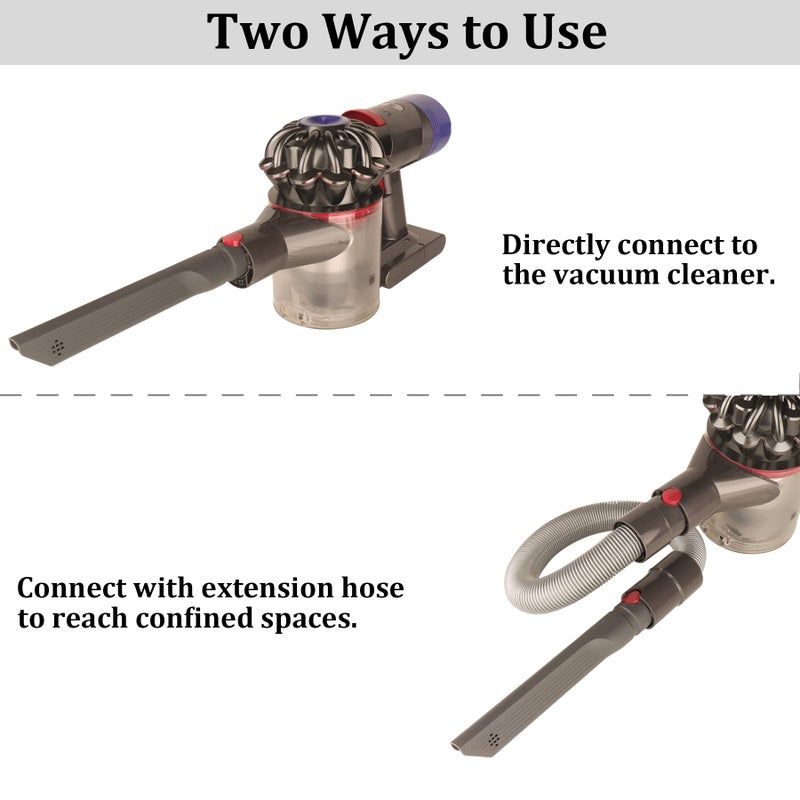 Weile Quick Release Crevice Tool Nozzle Brush Accessory Replacement for Dyson Gen5 G5 V15 V12 V11 V10 V8 SV10 V7 SV11 Cordless Vacuum Cleaner - Image 3