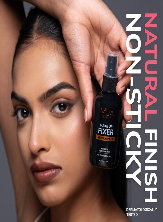 PREMIUM Beauté Makeup Fixer I Smooth Matt Finish I Non Sticky & Long Lasting I Hydrating with Aloe Vera and Vitamin E | 75ml SH-7711 - Image 5