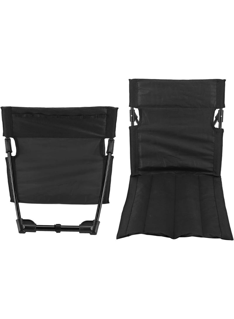 FDTY Folding Chaise Lounge Chair, Outdoors Beach Lounger with Adjustable Backrest, Portable Sun Tanning Chairs, Cozy Reclining Lounge Chair for Outside Beach, Yard, Patio, Pool, Deck - Image 3