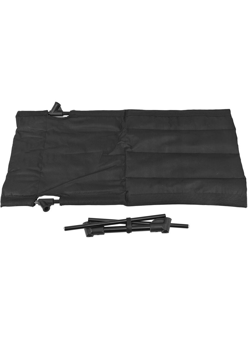 FDTY Folding Chaise Lounge Chair, Outdoors Beach Lounger with Adjustable Backrest, Portable Sun Tanning Chairs, Cozy Reclining Lounge Chair for Outside Beach, Yard, Patio, Pool, Deck - Image 2