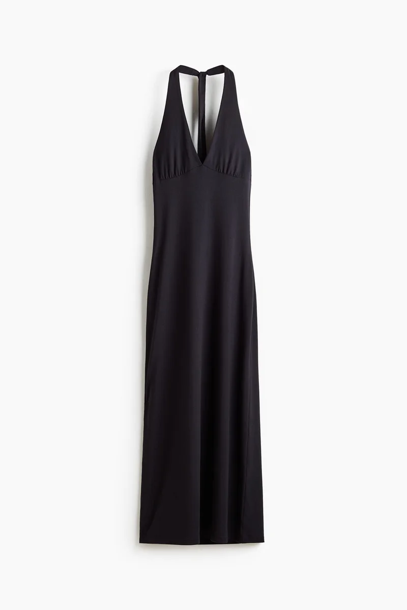 H&M Maxi halterneck dress