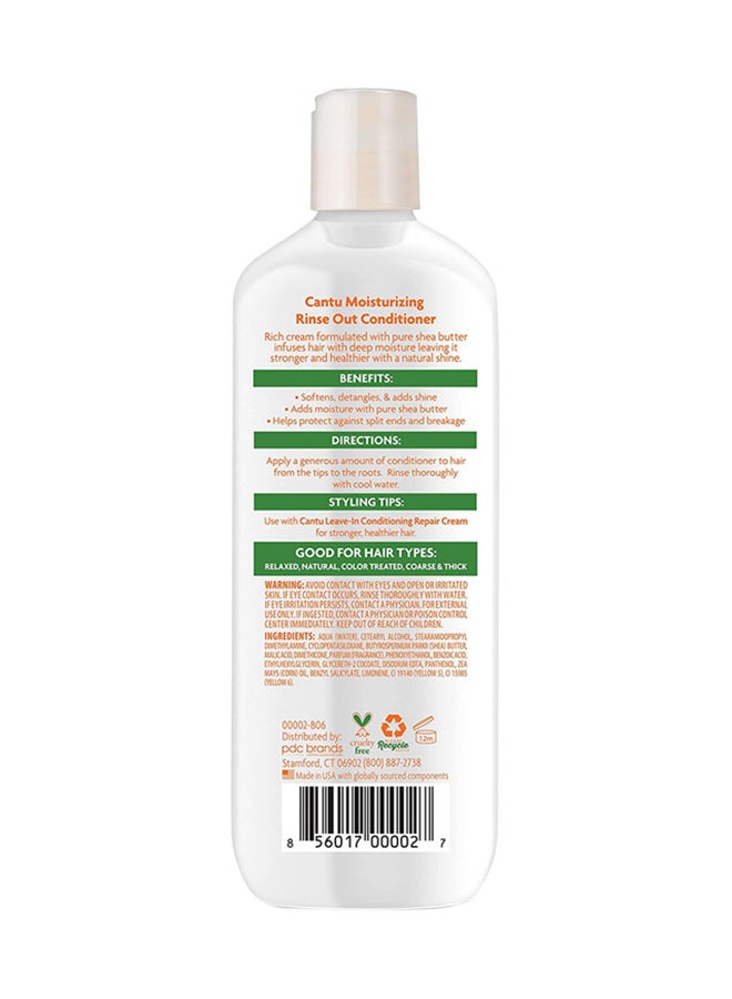 Cantu Shea Butter Moisturizing Rinse Out Conditioner 400ml - Image 2