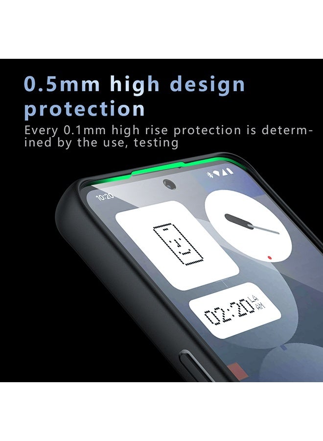 حالة لا شيء الهاتف 3a برو 5G, الجليد الشفاف الظهر الوقائي غطاء الهاتف النحيف, مكافحة البصمات, مكافحة السقوط الحماية, حالة مقاومة للصدمات لا شيء الهاتف 3a برو 5G (واضح) - Image 5