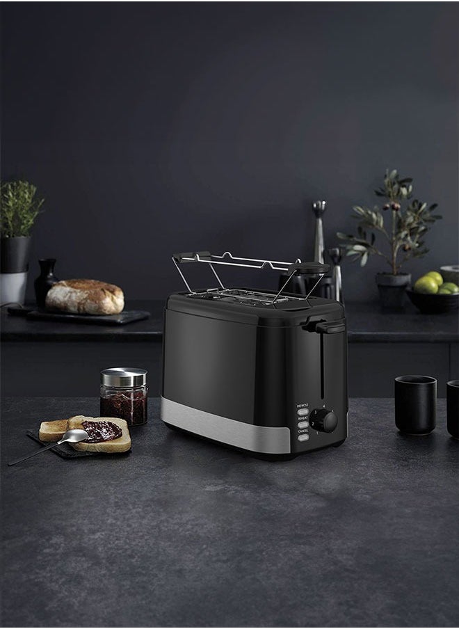 Toaster 2 Slice, Bread Toasters, 7-Shade Settings,Reheat,Defrost,Cancel Function, with Removal Crumb Tray and Warming Rack